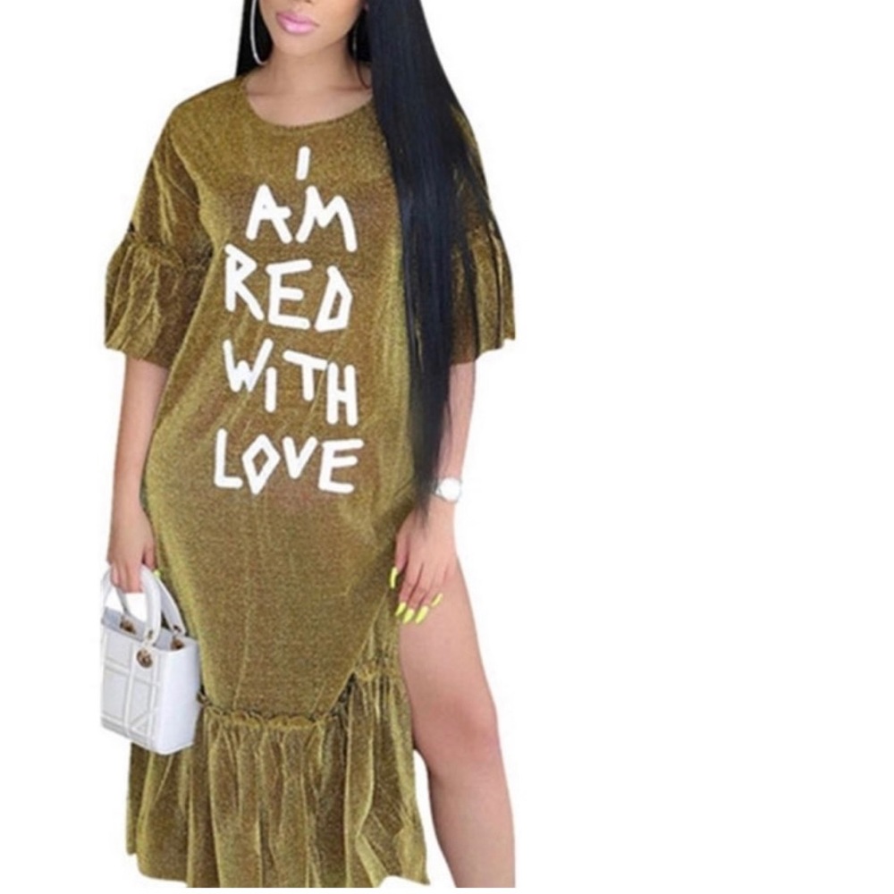 Long mesh dress